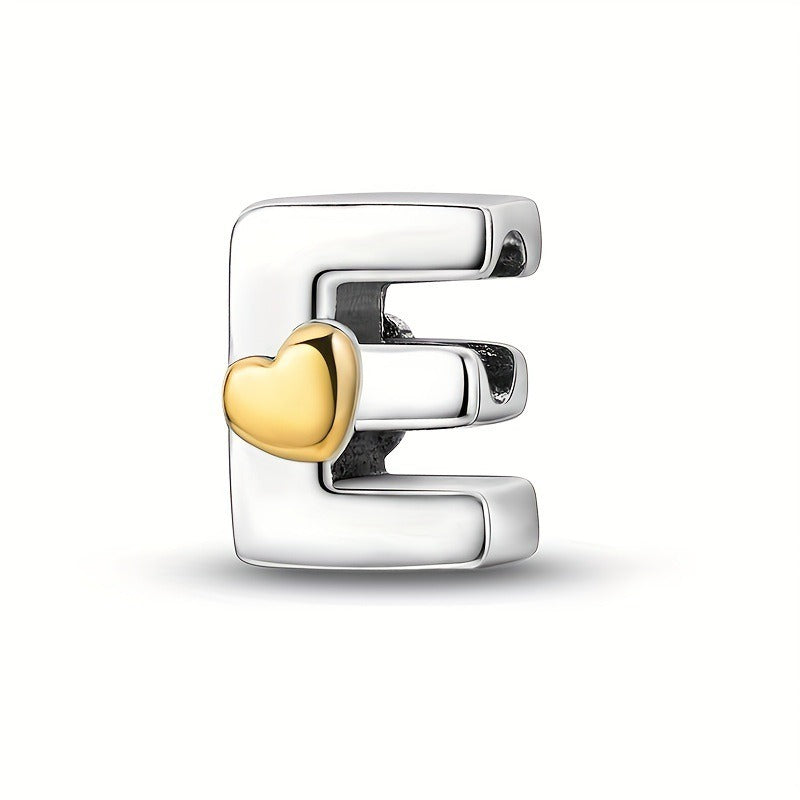 Pendentifs Lettres A-Z – Cuivre Plaqué Argent