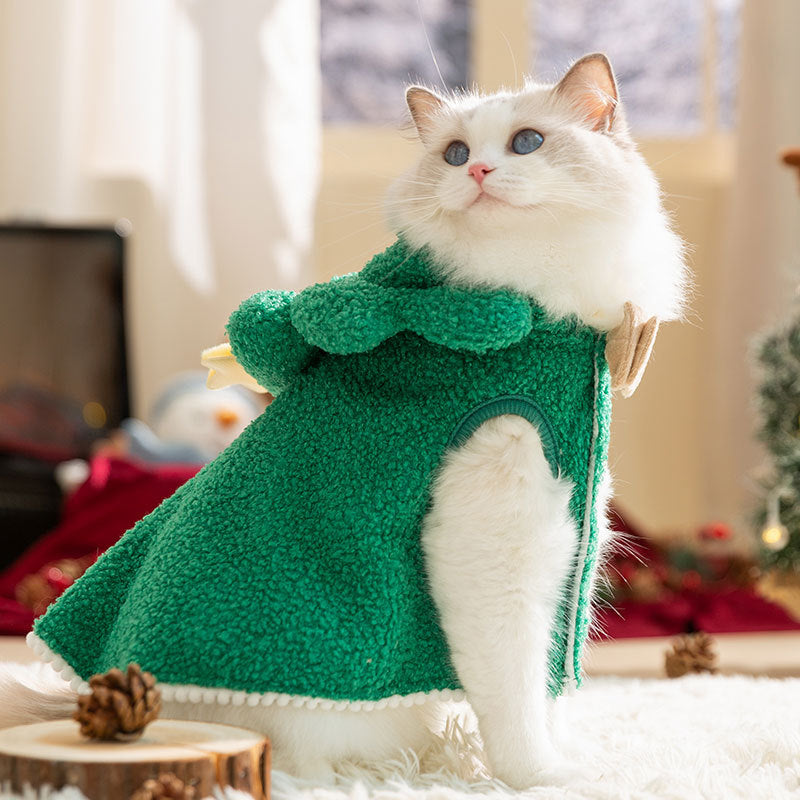 Manteau de Noël pour Chien – Élan Vert ou Marron