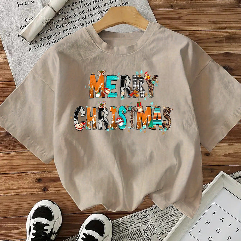 T-shirt Merry Christmas pour femme