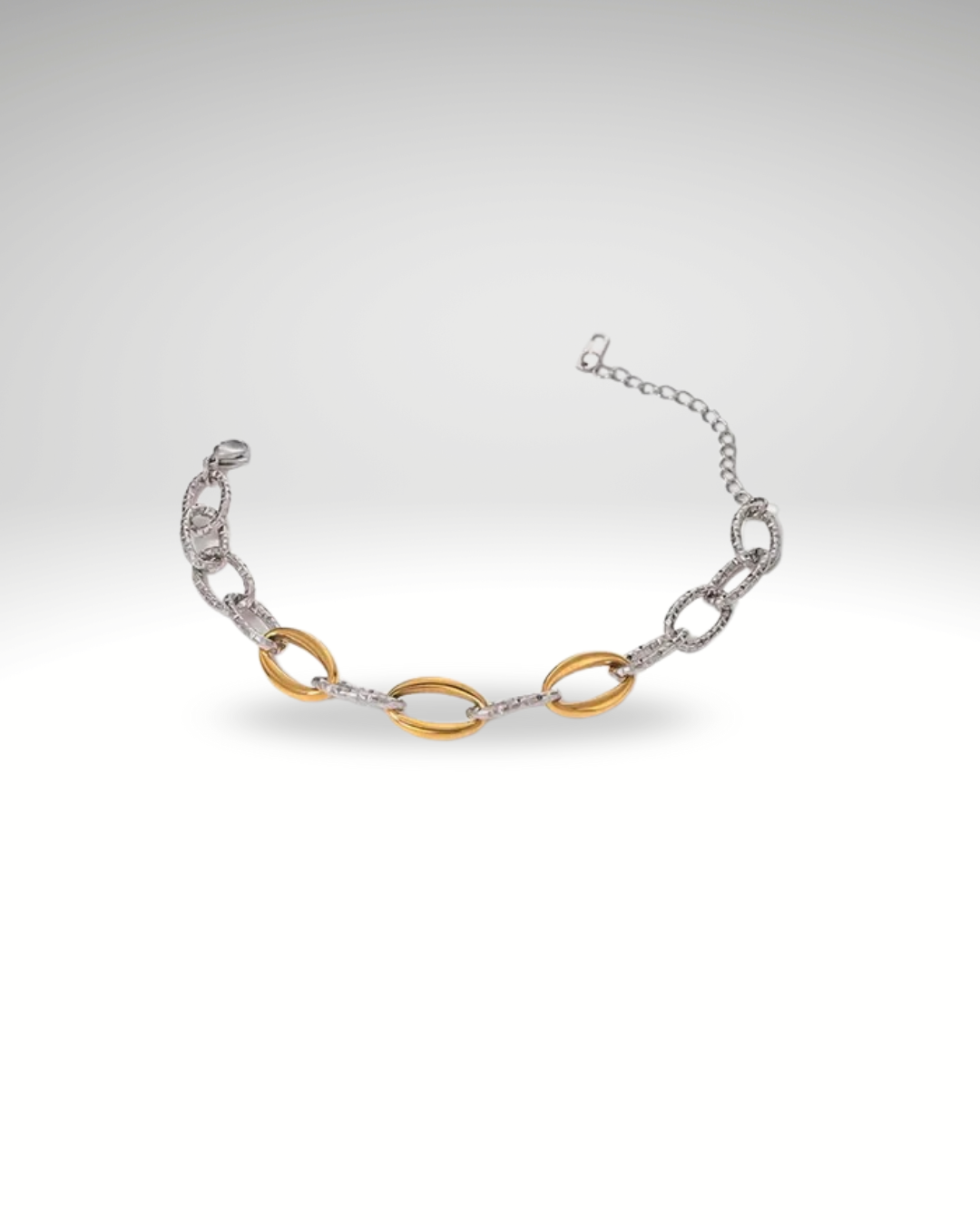 Bracelet Doré Acier Inox – Plaqué Or 18K & Style Structuré