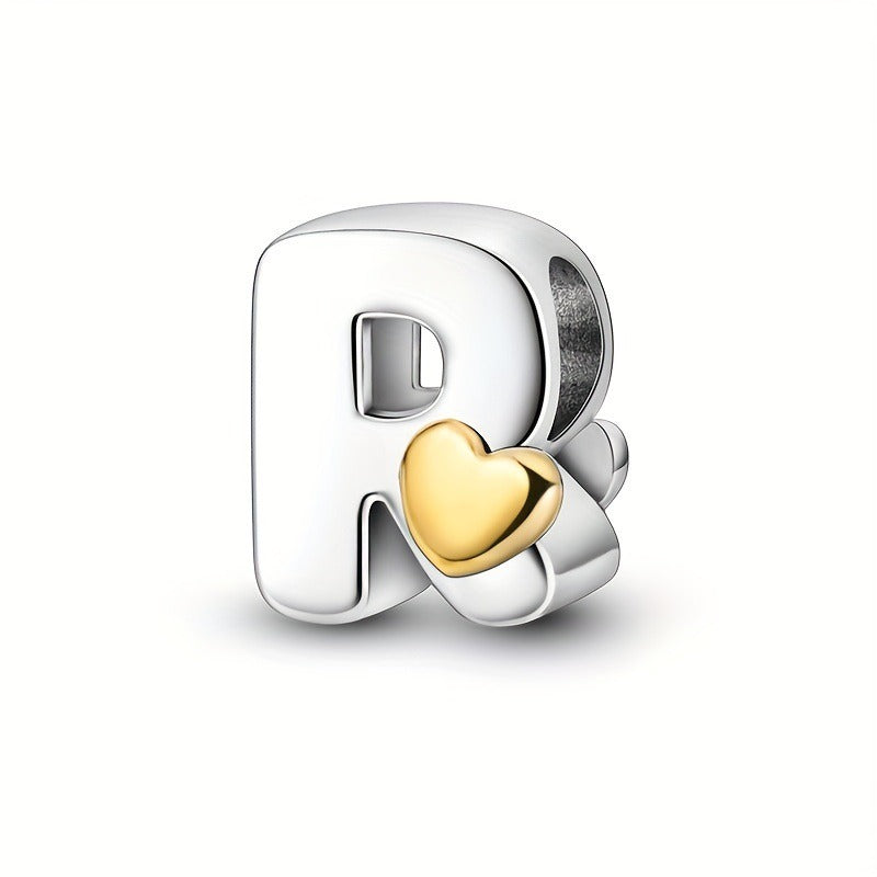 Pendentifs Lettres A-Z – Cuivre Plaqué Argent