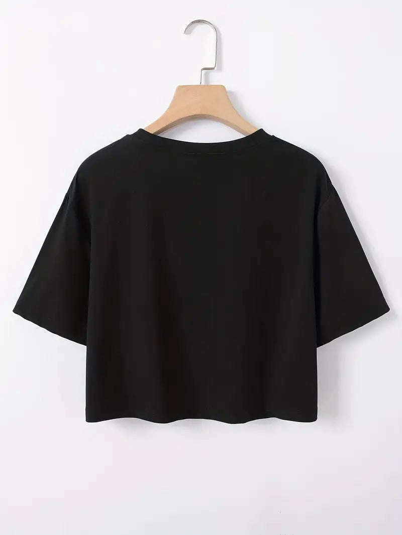 T-shirt Court Crop Top de Noël