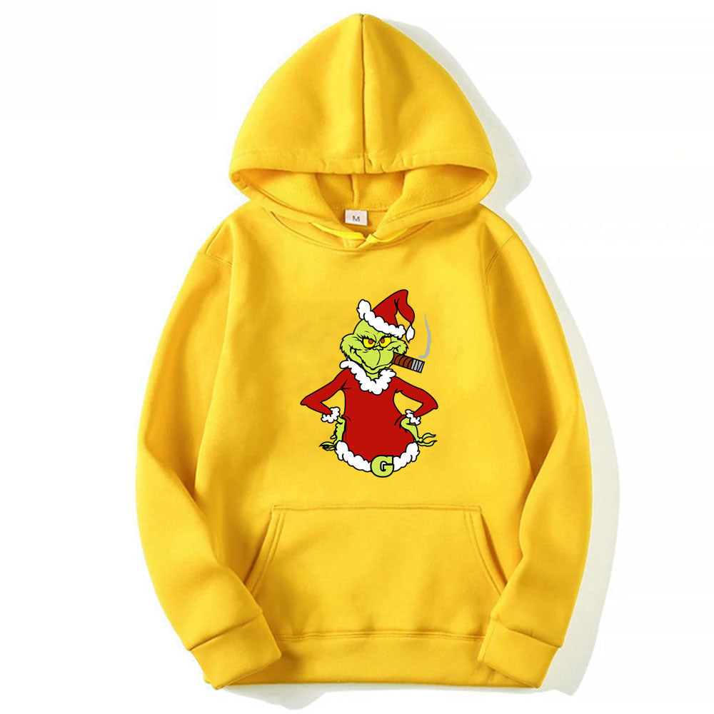 Sweat à Capuche “Grinch Joyeux Noël” (plusieurs Couleurs)