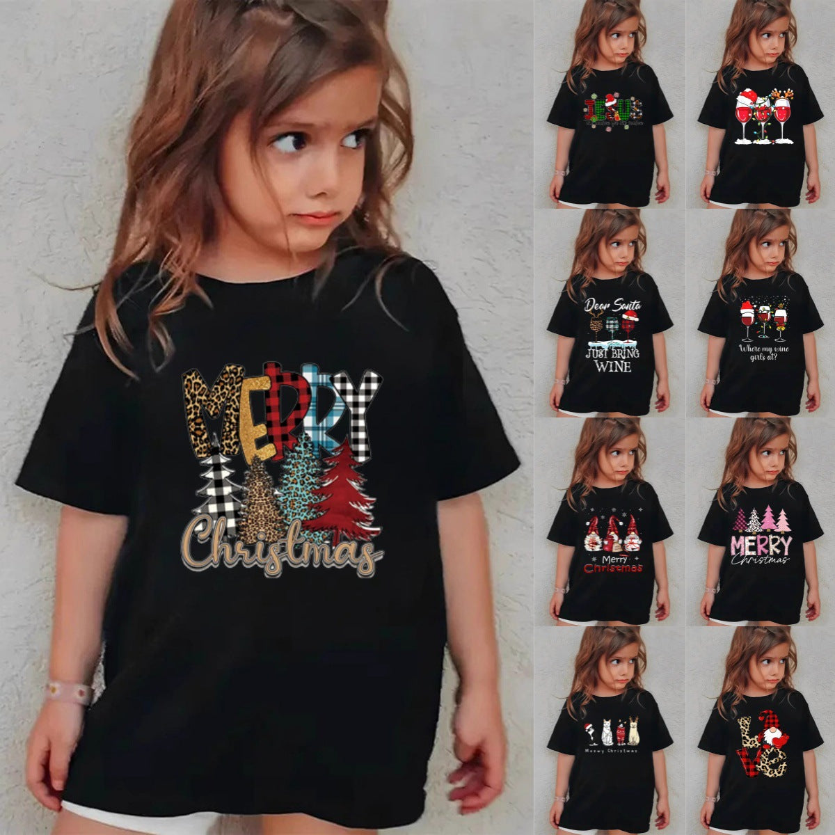 T-shirt de Noël pour Enfant ( plusieurs modèles)