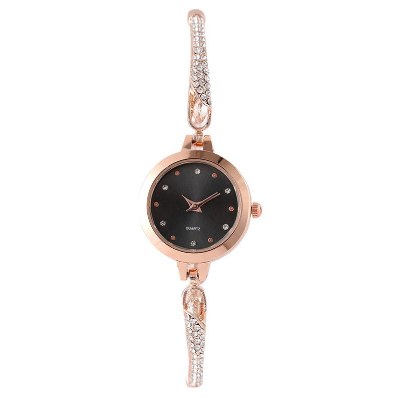 Montre Bracelet Élégante – Cadran Minimaliste & Détails Diamantés