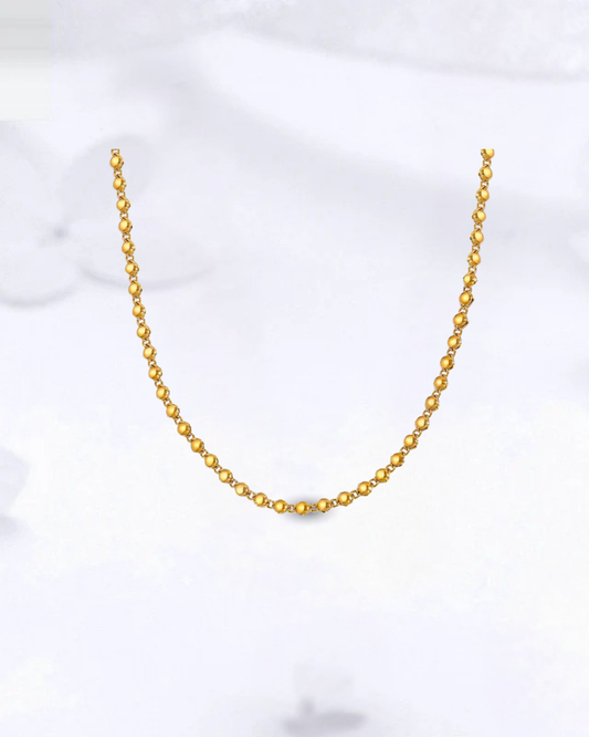 Collier Plaqué Or 18K – Élégance Minimaliste Dorée