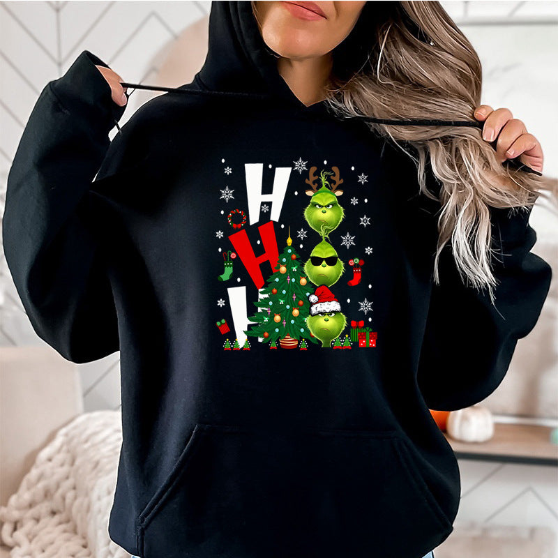 Sweat de Noël à Capuche pour Femme