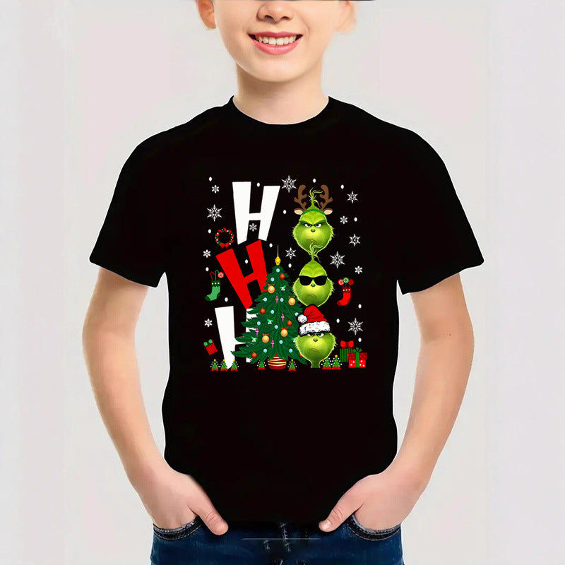 T-shirt de Noël pour Garçon( plusieurs motifs)