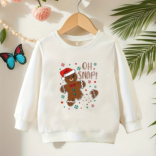 Sweat de Noël Enfant – Pain d'Épice Mignon & Confort Douillet