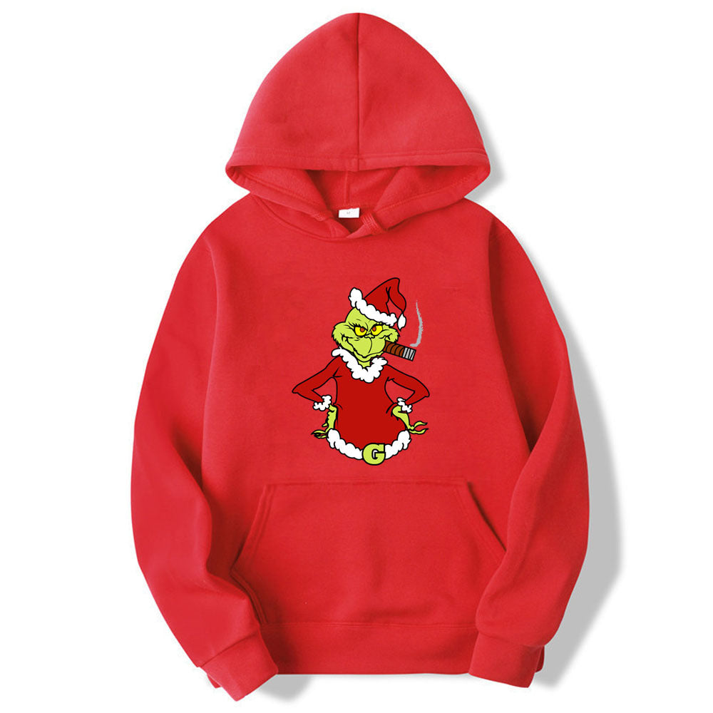 Sweat à Capuche “Grinch Joyeux Noël” (plusieurs Couleurs)