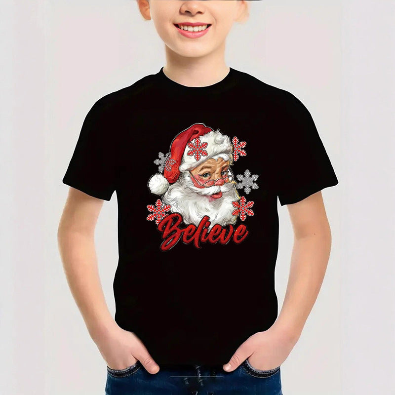 T-shirt de Noël pour Garçon( plusieurs motifs)