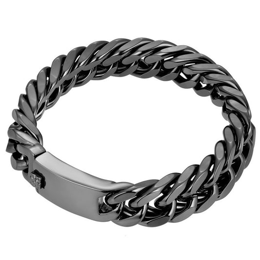 Bracelet Homme – Plaqué Or 18K & Double Boucle