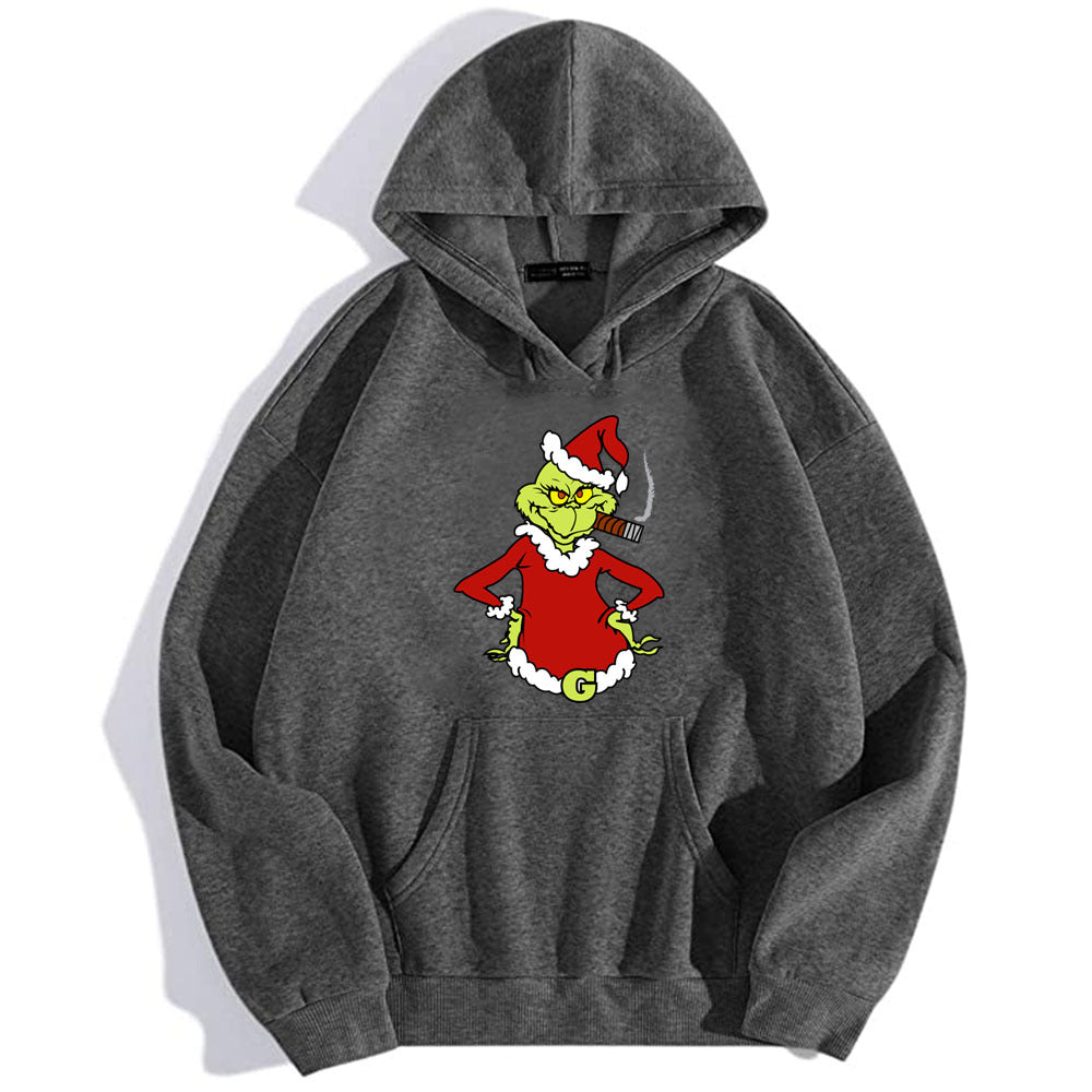 Sweat à Capuche “Grinch Joyeux Noël” (plusieurs Couleurs)