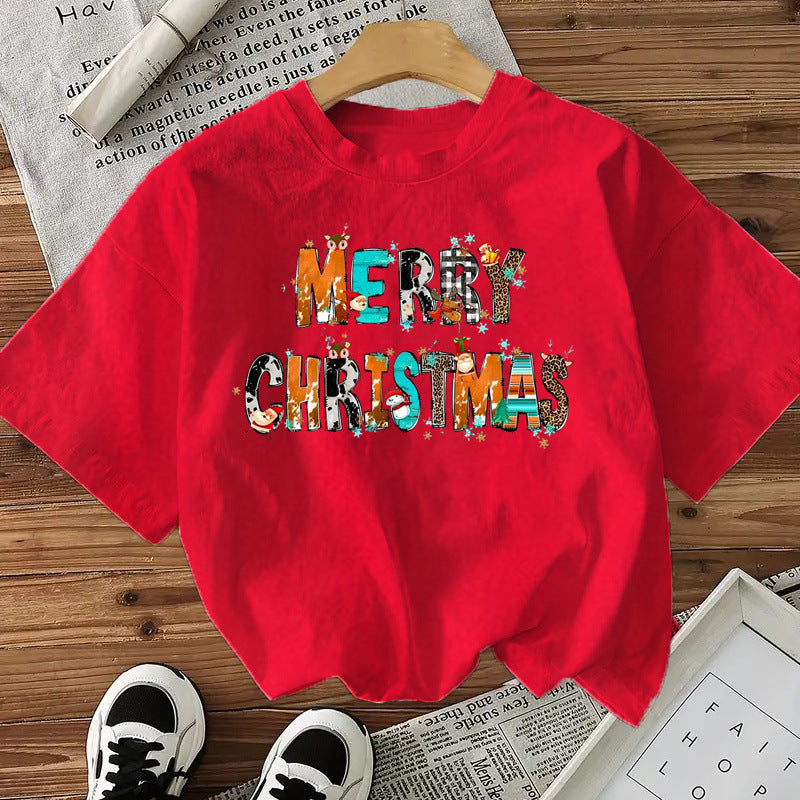 T-shirt Merry Christmas pour femme