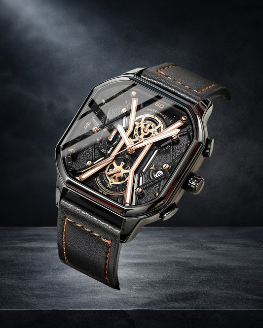 Montre Homme Élégante – Bracelet Céramique de Luxe & Cadran à Quartz