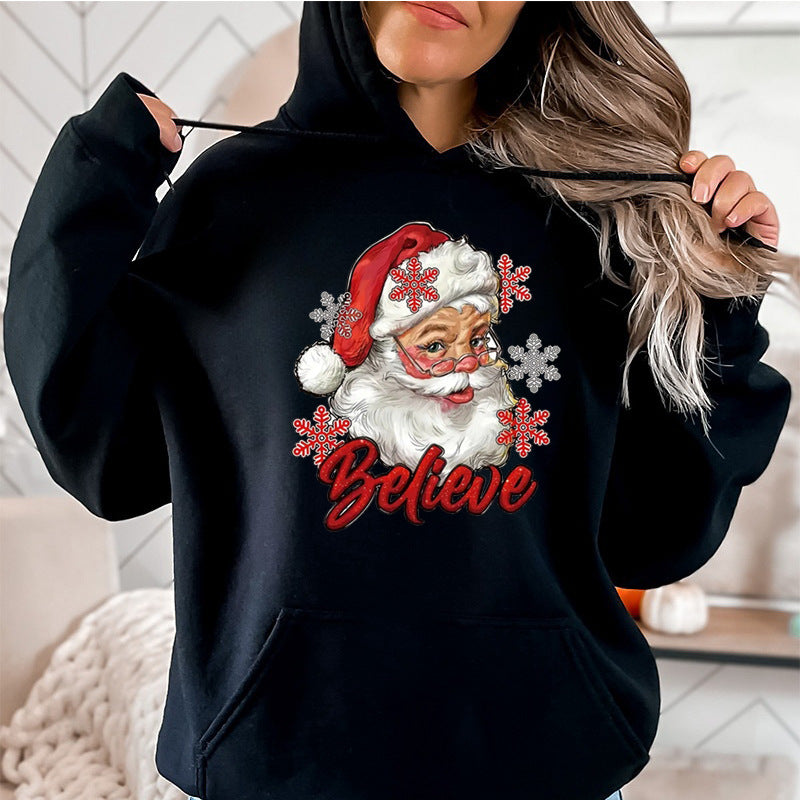 Sweat de Noël à Capuche pour Femme