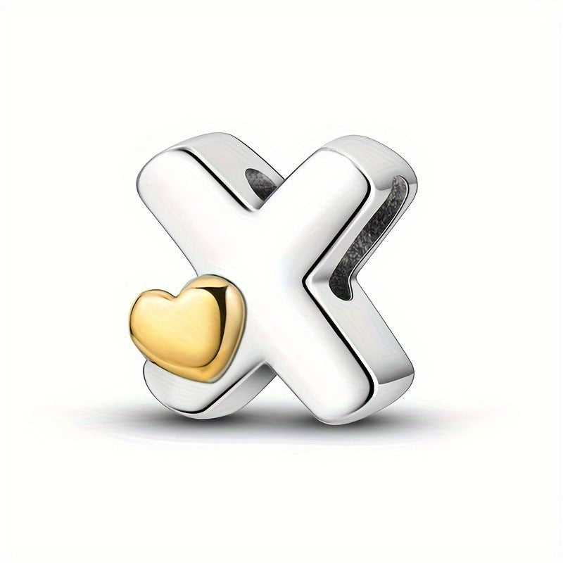 Pendentifs Lettres A-Z – Cuivre Plaqué Argent