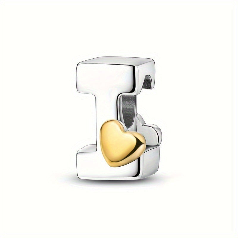 Pendentifs Lettres A-Z – Cuivre Plaqué Argent