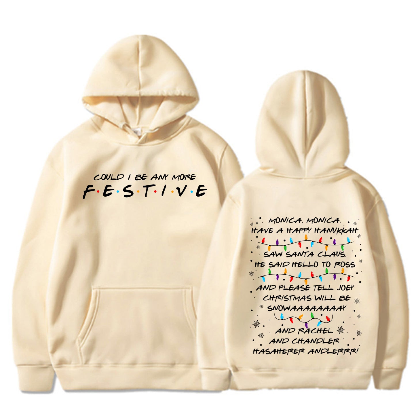 Sweat à Capuche la série " Friends" (plusieurs Couleurs)