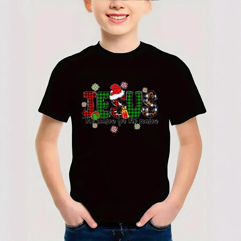 T-shirt de Noël pour Garçon( plusieurs motifs)