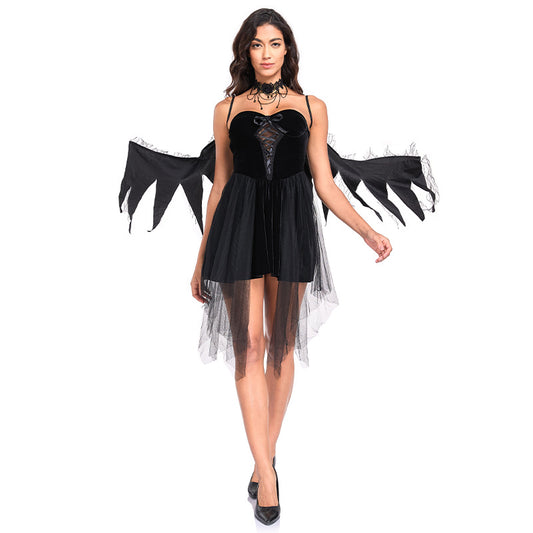 Costume Ange Déchu ou Démon Élegant