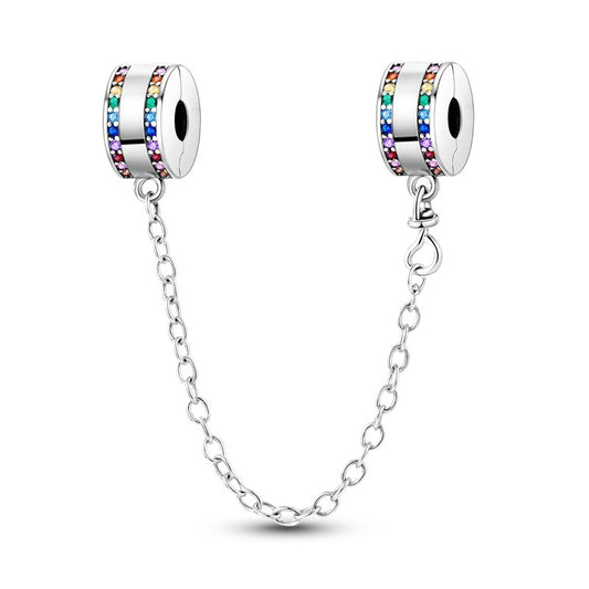 Chaine de sécurité - Perles Pendentif en Forme d'Émeraude