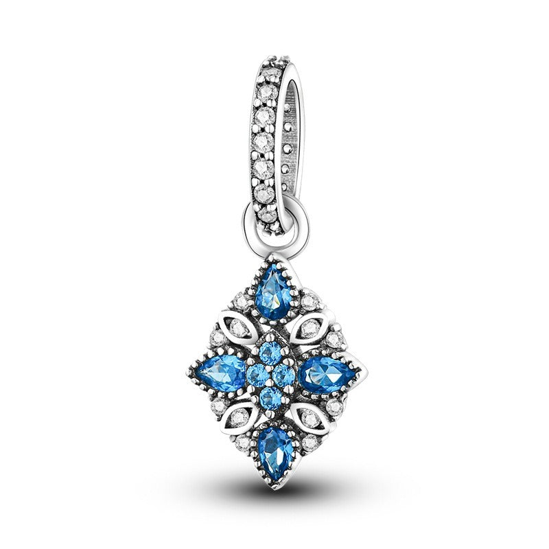 Chaine de sécurité - Perles Pendentif en Forme d'Émeraude