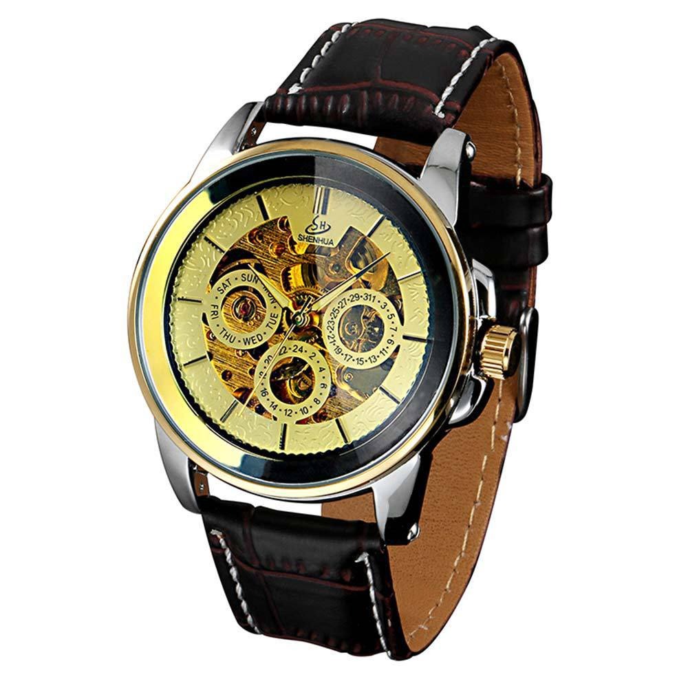 Montre Automatique Homme – Design Squelette Style Ancien