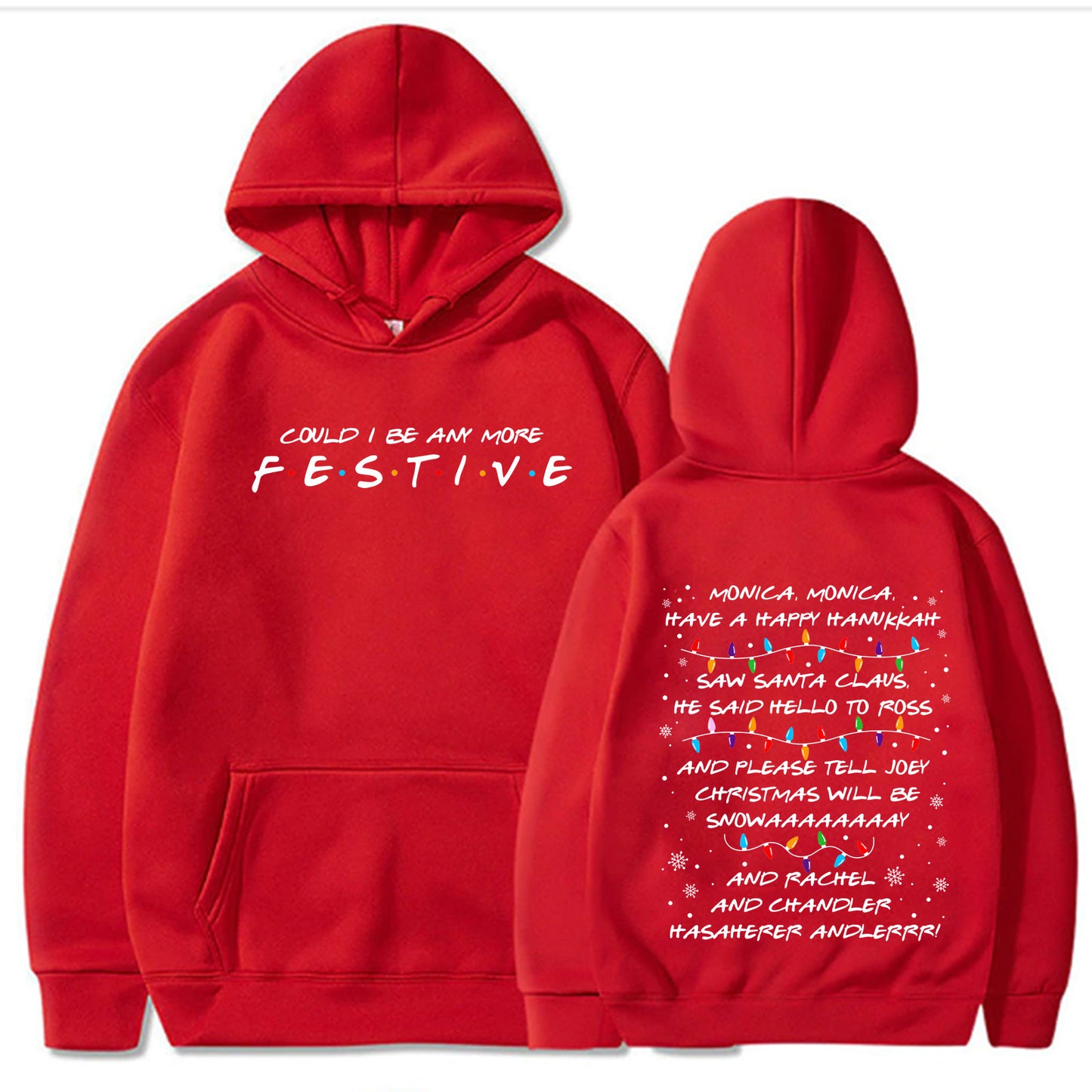 Sweat à Capuche la série " Friends" (plusieurs Couleurs)